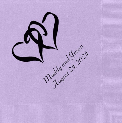 Embossed Wedding Napkins